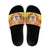 French Polynesia Christmas Slide Sandals Seashell Santa Beach Vibes - Polynesian Pride