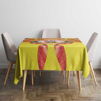 French Polynesia Christmas Tablecloth Seashell Santa Beach Vibes LT05 - Polynesian Pride