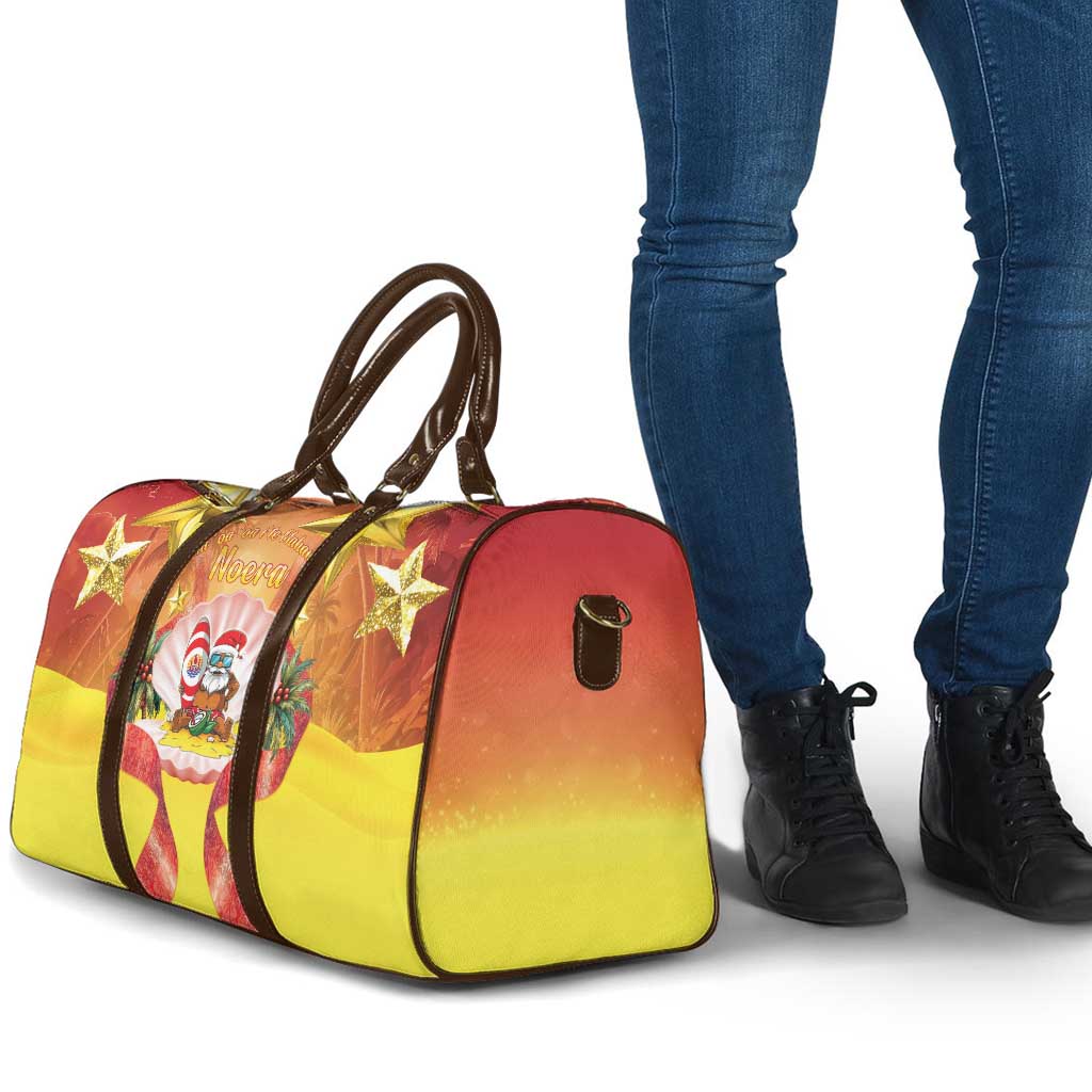 French Polynesia Christmas Travel Bag Seashell Santa Beach Vibes LT05 - Polynesian Pride