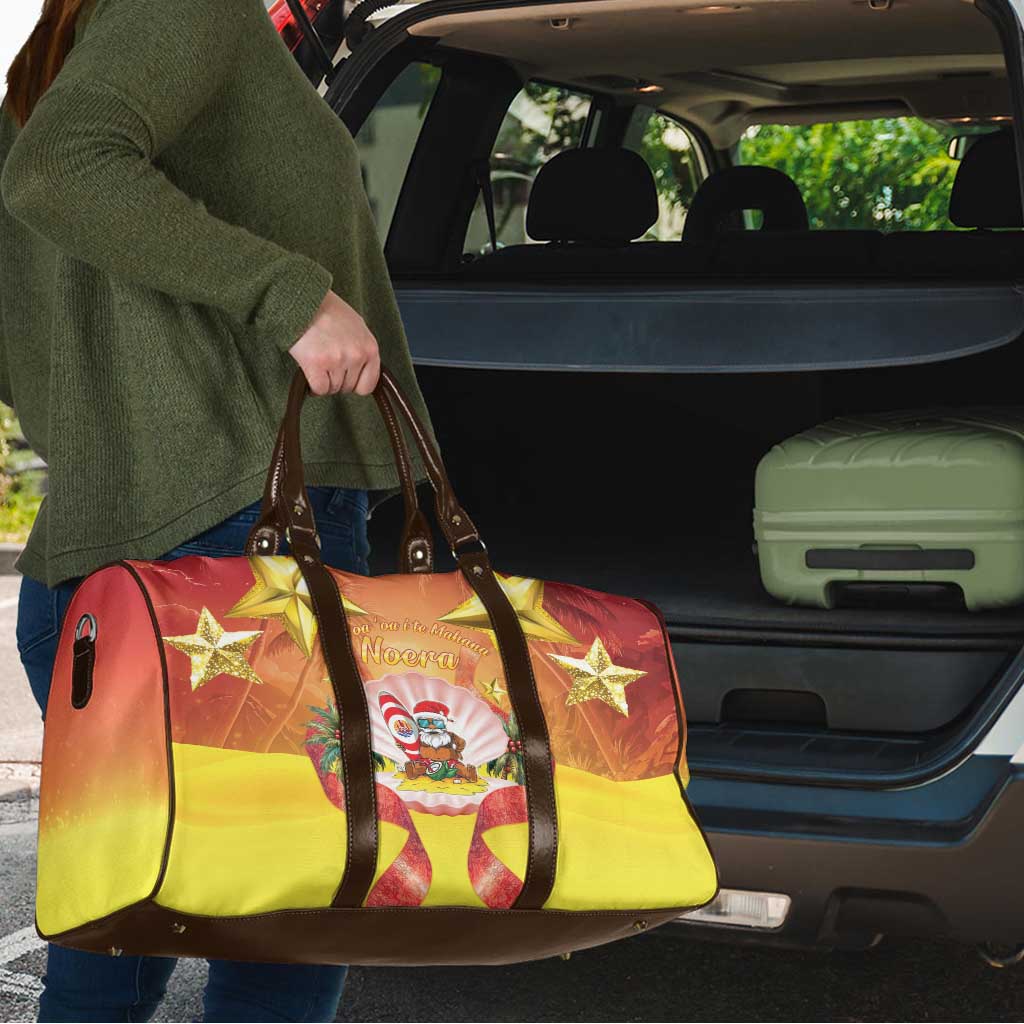 French Polynesia Christmas Travel Bag Seashell Santa Beach Vibes LT05 - Polynesian Pride