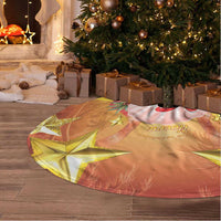 French Polynesia Christmas Tree Skirt Seashell Santa Beach Vibes LT05 - Polynesian Pride