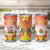 French Polynesia Christmas Tumbler Cup Seashell Santa Beach Vibes - Polynesian Pride
