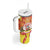 French Polynesia Christmas Tumbler With Handle Seashell Santa Beach Vibes - Polynesian Pride