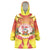French Polynesia Christmas Wearable Blanket Hoodie Seashell Santa Beach Vibes - Polynesian Pride