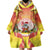 French Polynesia Christmas Wearable Blanket Hoodie Seashell Santa Beach Vibes - Polynesian Pride