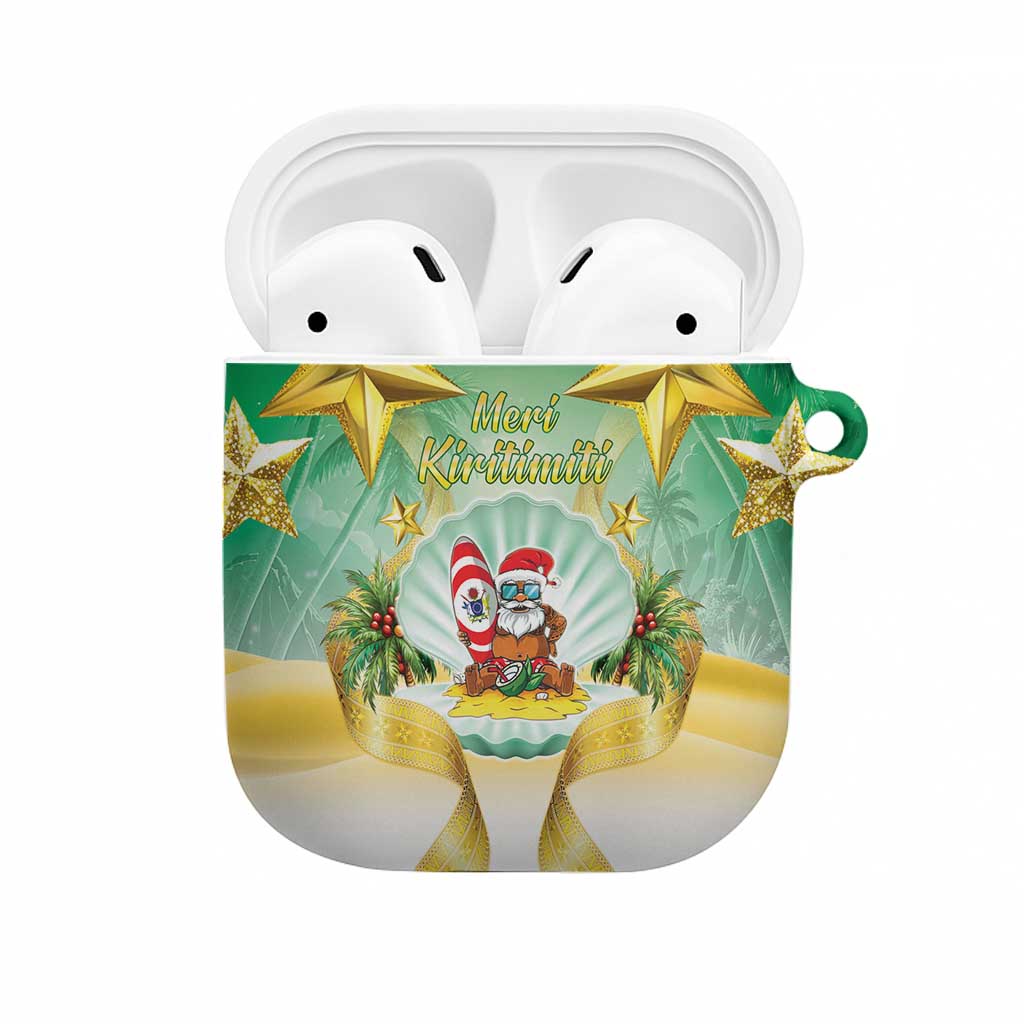 Cook Islands Christmas AirPods Case Seashell Santa Beach Vibes - Polynesian Pride