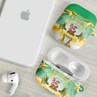 Cook Islands Christmas AirPods Case Seashell Santa Beach Vibes - Polynesian Pride