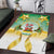 Cook Islands Christmas Area Rug Seashell Santa Beach Vibes - Polynesian Pride