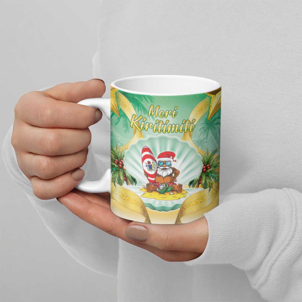 Cook Islands Christmas Ceramic Mug Seashell Santa Beach Vibes - Polynesian Pride