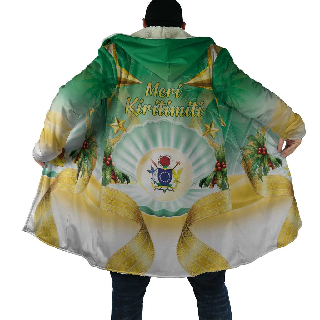 Cook Islands Christmas Cloak Seashell Santa Beach Vibes - Polynesian Pride