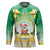 Cook Islands Christmas Hockey Jersey Seashell Santa Beach Vibes - Polynesian Pride