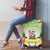 Cook Islands Christmas Luggage Cover Seashell Santa Beach Vibes - Polynesian Pride