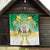 Cook Islands Christmas Quilt Seashell Santa Beach Vibes - Polynesian Pride
