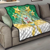 Cook Islands Christmas Quilt Seashell Santa Beach Vibes LT05 - Polynesian Pride