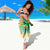 Cook Islands Christmas Sarong Seashell Santa Beach Vibes - Polynesian Pride