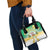 Cook Islands Christmas Shoulder Handbag Seashell Santa Beach Vibes - Polynesian Pride