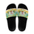 Cook Islands Christmas Slide Sandals Seashell Santa Beach Vibes - Polynesian Pride