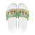 Cook Islands Christmas Slide Sandals Seashell Santa Beach Vibes - Polynesian Pride
