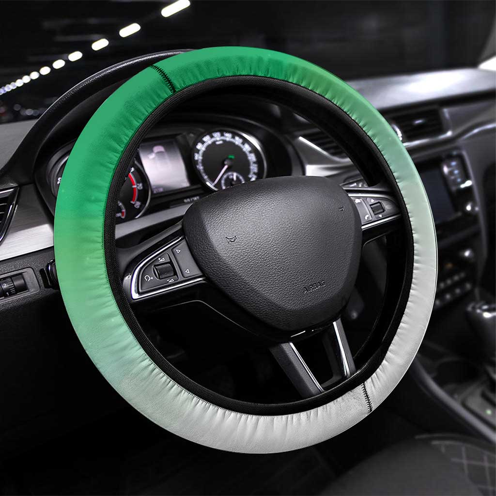 Cook Islands Christmas Steering Wheel Cover Seashell Santa Beach Vibes - Polynesian Pride