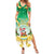 Cook Islands Christmas Summer Maxi Dress Seashell Santa Beach Vibes - Polynesian Pride