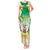 Cook Islands Christmas Tank Maxi Dress Seashell Santa Beach Vibes - Polynesian Pride
