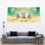 Cook Islands Christmas Tapestry Seashell Santa Beach Vibes - Polynesian Pride