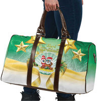 Cook Islands Christmas Travel Bag Seashell Santa Beach Vibes LT05 - Polynesian Pride