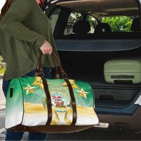Cook Islands Christmas Travel Bag Seashell Santa Beach Vibes LT05 - Polynesian Pride