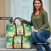 Cook Islands Christmas Travel Bag Seashell Santa Beach Vibes LT05 - Polynesian Pride