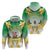 Cook Islands Christmas Zip Hoodie Seashell Santa Beach Vibes - Polynesian Pride