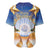 Marshall Islands Christmas Baseball Jersey Seashell Santa Beach Vibes - Polynesian Pride