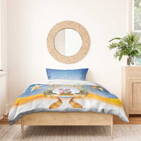 Marshall Islands Christmas Bedding Set Seashell Santa Beach Vibes LT05 - Polynesian Pride