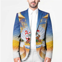 Marshall Islands Christmas Blazer Seashell Santa Beach Vibes LT05 - Polynesian Pride