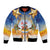 Marshall Islands Christmas Bomber Jacket Seashell Santa Beach Vibes - Polynesian Pride
