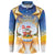 Marshall Islands Christmas Button Sweatshirt Seashell Santa Beach Vibes - Polynesian Pride