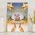 Marshall Islands Christmas Canvas Wall Art Seashell Santa Beach Vibes - Polynesian Pride