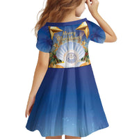 Marshall Islands Christmas Family Matching Off The Shoulder Long Sleeve Dress and Hawaiian Shirt Seashell Santa Beach Vibes LT05 - Polynesian Pride