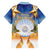 Marshall Islands Christmas Family Matching Summer Maxi Dress and Hawaiian Shirt Seashell Santa Beach Vibes - Polynesian Pride