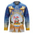 Marshall Islands Christmas Hockey Jersey Seashell Santa Beach Vibes - Polynesian Pride