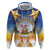 Marshall Islands Christmas Hoodie Seashell Santa Beach Vibes - Polynesian Pride
