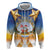 Marshall Islands Christmas Hoodie Seashell Santa Beach Vibes - Polynesian Pride