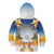 Marshall Islands Christmas Kid Hoodie Seashell Santa Beach Vibes - Polynesian Pride
