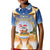 Marshall Islands Christmas Kid Polo Shirt Seashell Santa Beach Vibes - Polynesian Pride