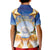 Marshall Islands Christmas Kid Polo Shirt Seashell Santa Beach Vibes - Polynesian Pride