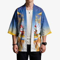 Marshall Islands Christmas Kimono Seashell Santa Beach Vibes LT05 - Polynesian Pride