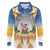 Marshall Islands Christmas Long Sleeve Polo Shirt Seashell Santa Beach Vibes - Polynesian Pride
