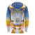 Marshall Islands Christmas Long Sleeve Shirt Seashell Santa Beach Vibes - Polynesian Pride