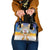 Marshall Islands Christmas Shoulder Handbag Seashell Santa Beach Vibes - Polynesian Pride