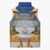 Marshall Islands Christmas Sleeveless Puffer Jacket Seashell Santa Beach Vibes - Polynesian Pride
