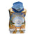 Marshall Islands Christmas Sleeveless Zip Hoodie Seashell Santa Beach Vibes - Polynesian Pride